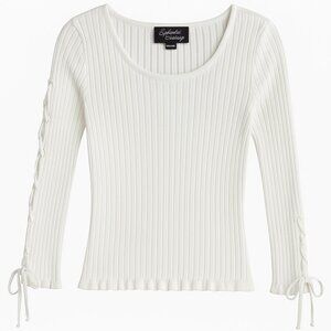 Vintage White Long Sleeve Tee